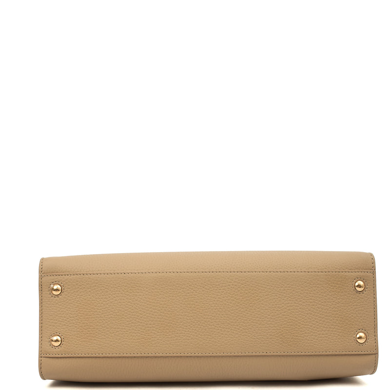 Picture of Burberry Tote Frances Tote in Neutral, Leather