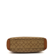 Picture of Coach Top Handle Christie Carryall in Tan, Leather
