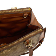 Picture of Coach Top Handle Christie Carryall in Tan, Leather