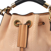 Picture of Chloe Bucket Bag Tote in Pink, Exotic Effect Leather