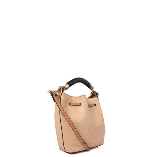 Picture of Chloe Bucket Bag Tote in Pink, Exotic Effect Leather