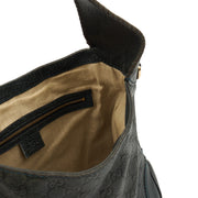 Picture of Gucci Tote Bamboo Shoulder in Blue, Leather