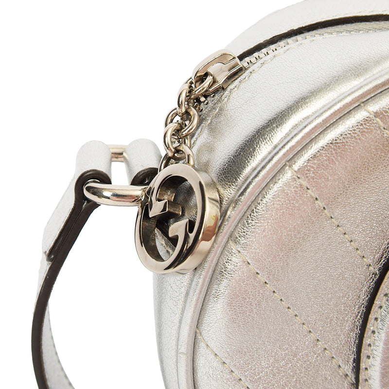 Picture of Gucci Cross Body Blondie Clutch in Metallic, Leather