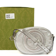 Picture of Gucci Cross Body Blondie Clutch in Metallic, Leather