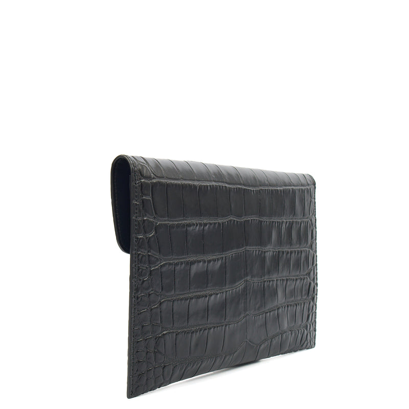 Picture of Alexander McQueen Clutch Box Clutch Skull in Black, Leather