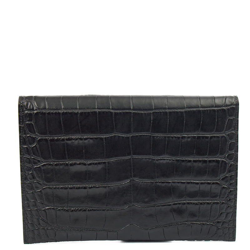 Picture of Alexander McQueen Clutch Box Clutch Skull in Black, Leather