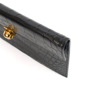 Picture of Alexander McQueen Clutch Box Clutch Skull in Black, Leather