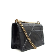 Picture of Christian Dior Shoulder Bag Diorama - Small in Blue, Leather