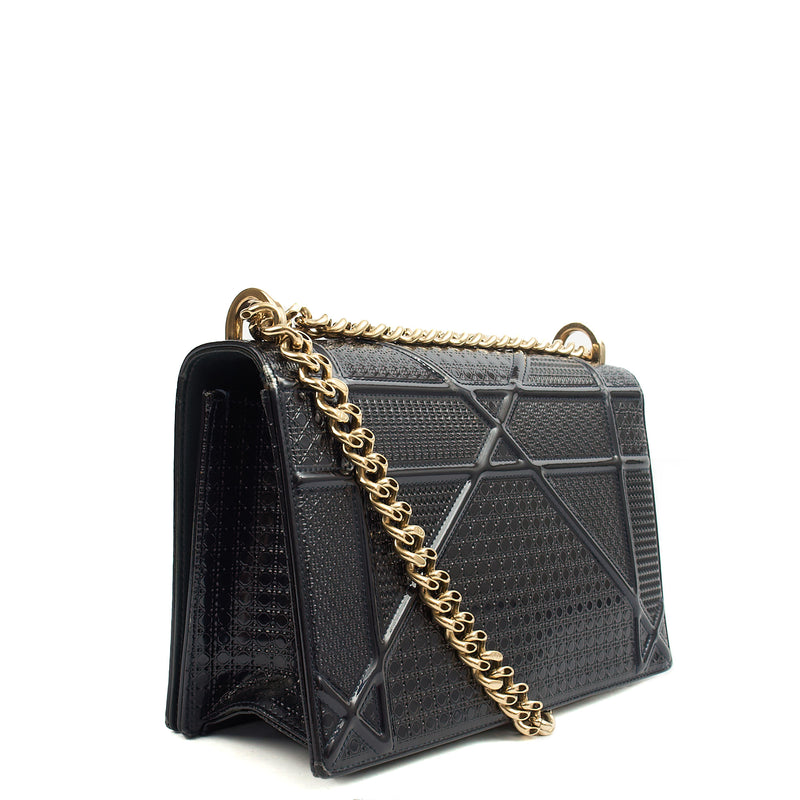 Picture of Christian Dior Shoulder Bag Diorama - Small in Blue, Leather