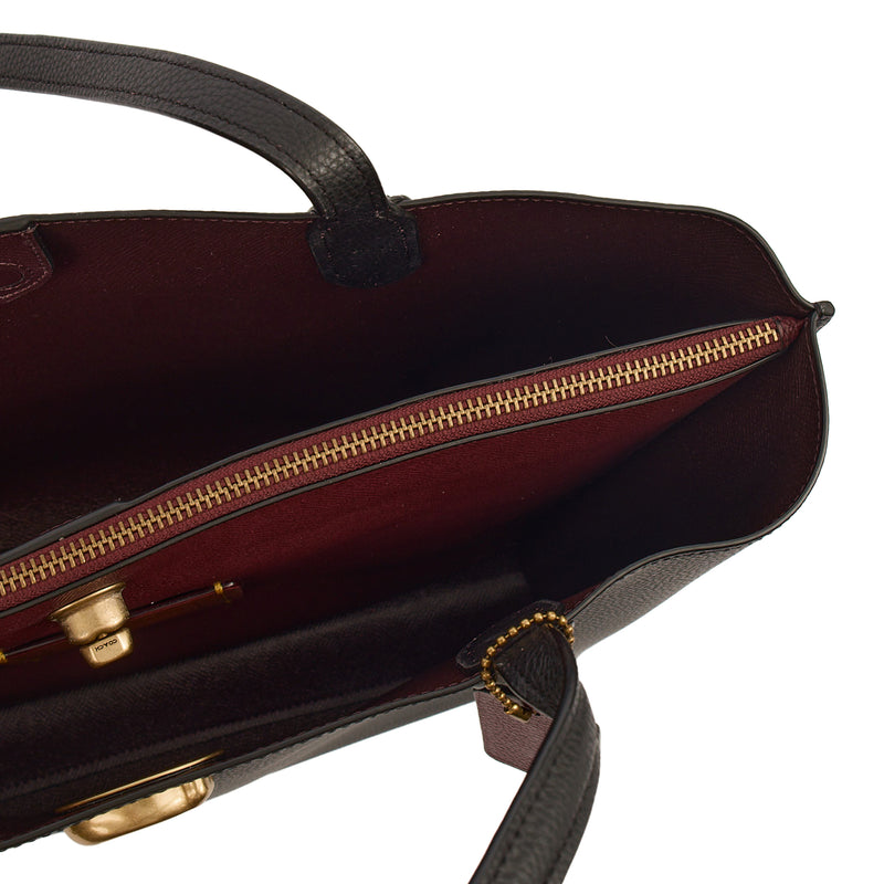 Picture of Coach Tote Willow Tote in Black, Leather