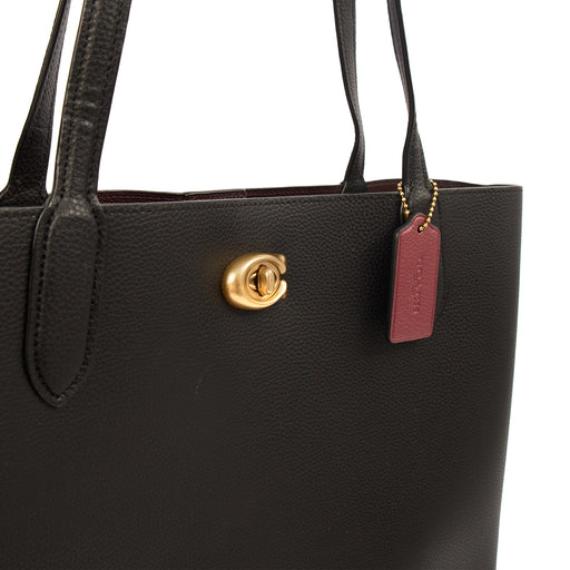 Picture of Coach Tote Willow Tote in Black, Leather