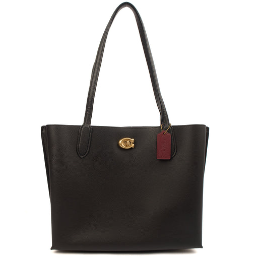 Picture of Coach Tote Willow Tote in Black, Leather