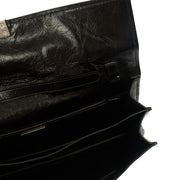 Picture of Prada Top Handle Saffiano Soft in Black, Patent Leather