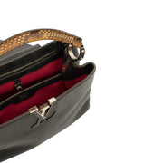 Picture of Louis Vuitton Tote Capucines MM in Black, Leather