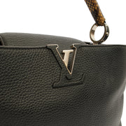 Picture of Louis Vuitton Tote Capucines MM in Black, Leather