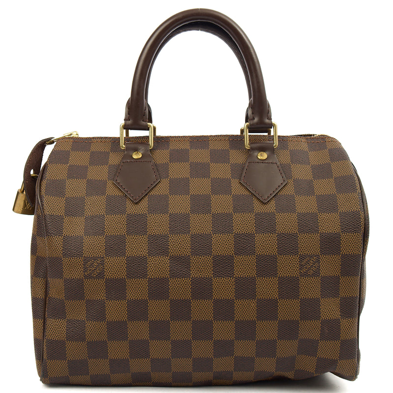 Picture of Louis Vuitton Top Handle Speedy 25 in Damier, Canvas