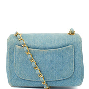 Picture of Chanel Mini Bag Classic - Mini (Square) in Blue, Fabric