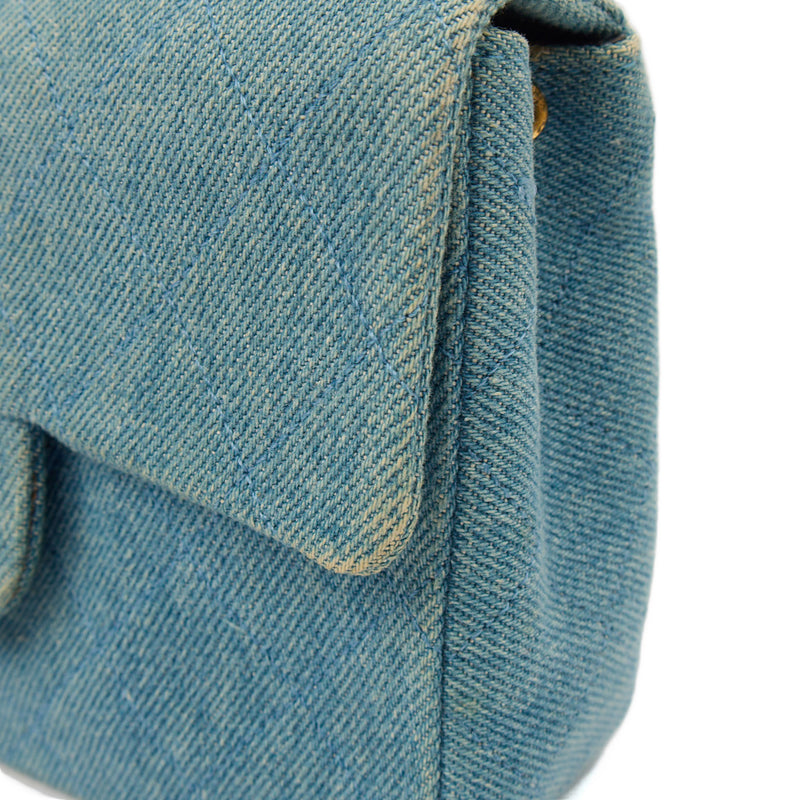 Picture of Chanel Mini Bag Classic - Mini (Square) in Blue, Fabric