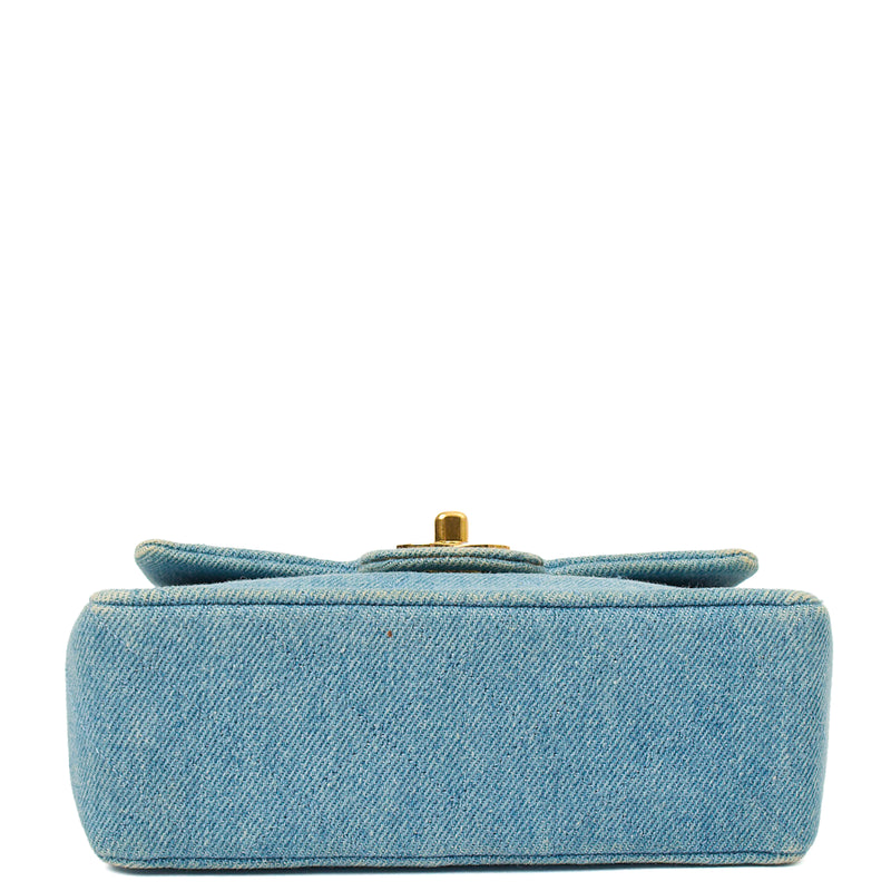 Picture of Chanel Mini Bag Classic - Mini (Square) in Blue, Fabric