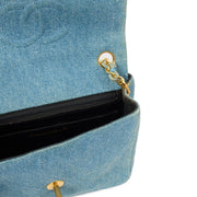 Picture of Chanel Mini Bag Classic - Mini (Square) in Blue, Fabric