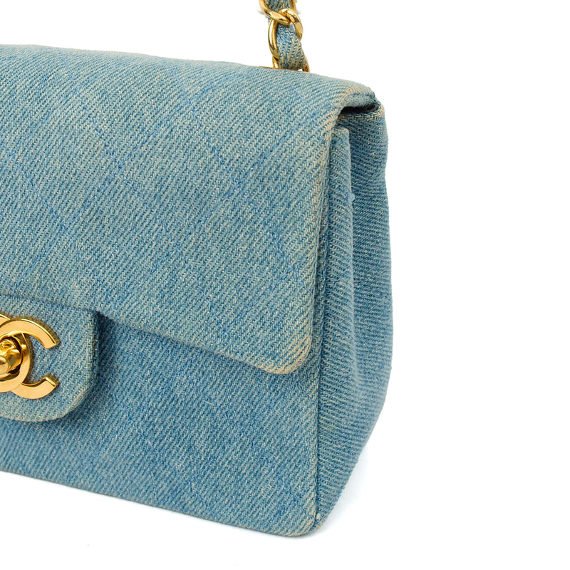 Picture of Chanel Mini Bag Classic - Mini (Square) in Blue, Fabric