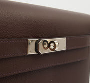 Picture of Hermes Clutch Kelly Depeches 25 in Rouge Sellier, Evercolour