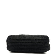 Picture of Prada Tote Raffia Summer Tote in Black, Fabric