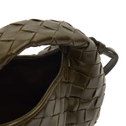 Picture of Bottega Veneta Tote Hop - Small in Green, Intrecciato Nappa