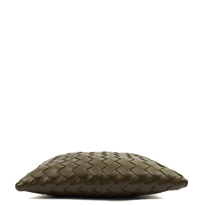 Picture of Bottega Veneta Tote Hop - Small in Green, Intrecciato Nappa