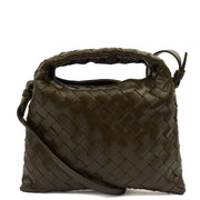 Picture of Bottega Veneta Tote Hop - Small in Green, Intrecciato Nappa