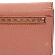 Picture of Chloe Purse Elsie Continental Flap Wallet in Nut, Calfskin Leather