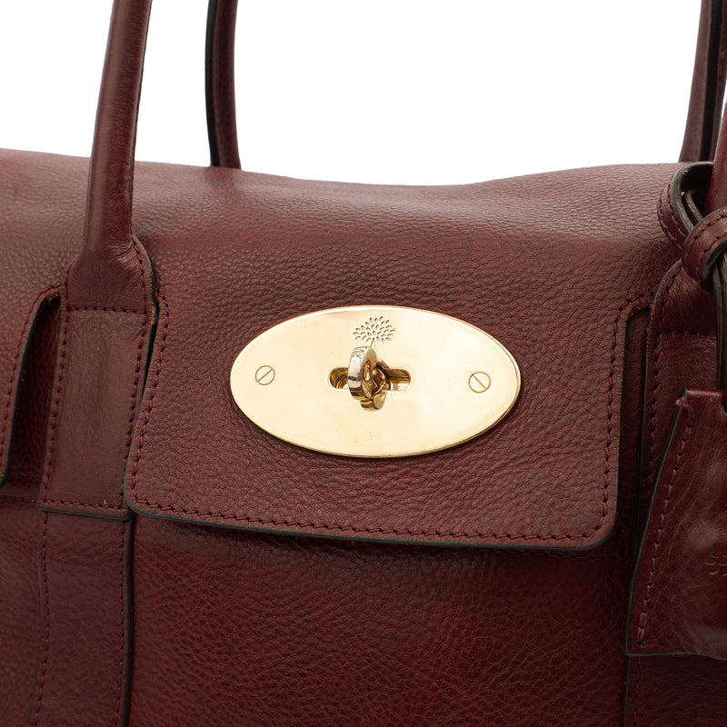Picture of Mulberry Tote Bayswater Heritage in Oxblood, Calfskin Leather