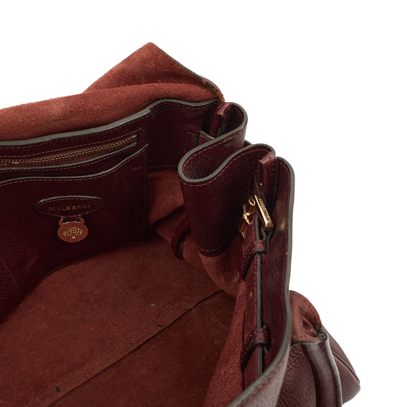 Picture of Mulberry Tote Bayswater Heritage in Oxblood, Calfskin Leather