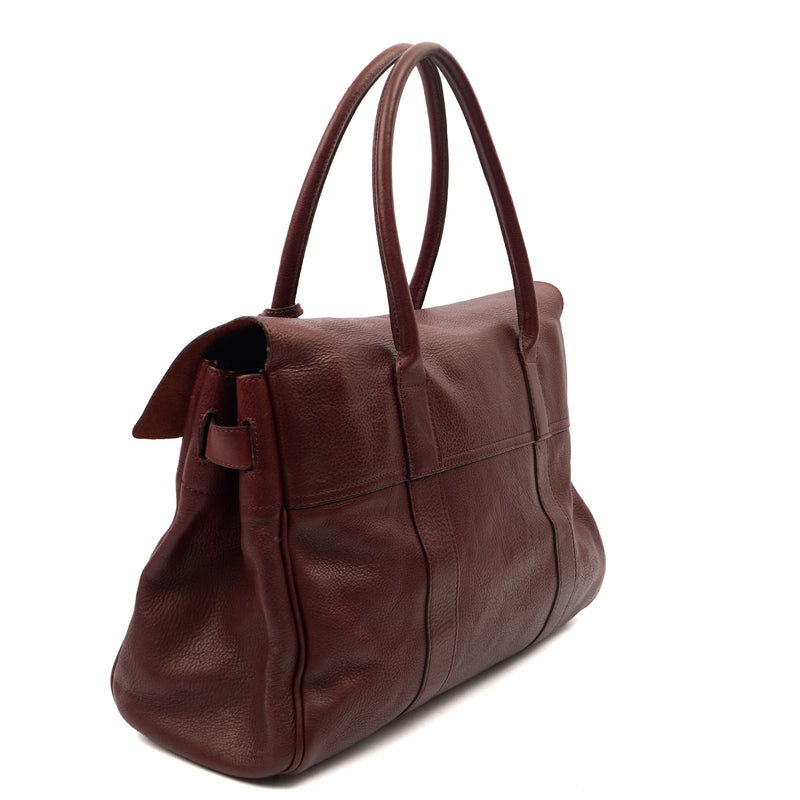 Picture of Mulberry Tote Bayswater Heritage in Oxblood, Calfskin Leather