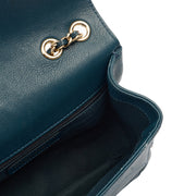 Picture of Chanel Shoulder Bag Flap Bag in Blue, Calfskin Leather