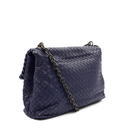 Picture of Bottega Veneta Satchel Olimpia - Small in Purple, Leather