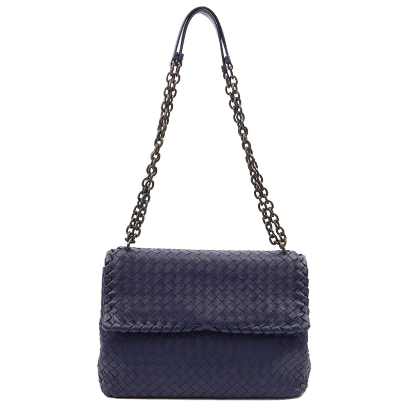 Picture of Bottega Veneta Satchel Olimpia - Small in Purple, Leather