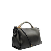 Picture of Mulberry Cross Body Iris - Large in Black, Leather