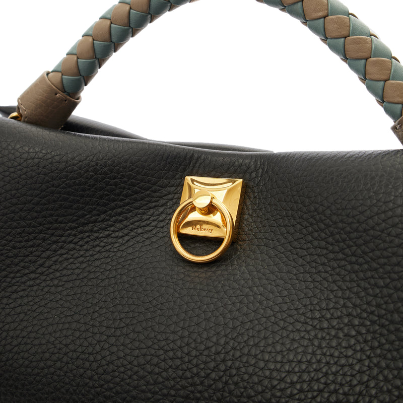 Picture of Mulberry Cross Body Iris - Large in Black, Leather