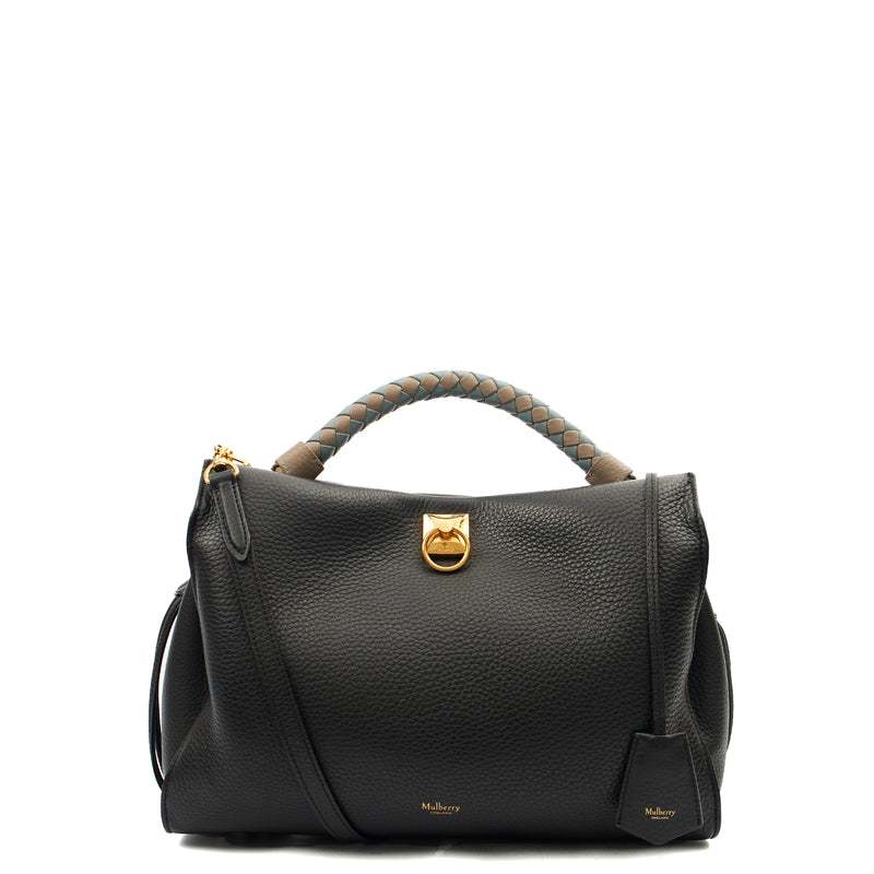 Picture of Mulberry Cross Body Iris - Large in Black, Leather