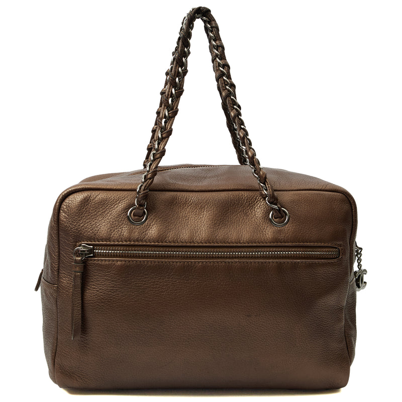 Picture of Chanel Shoulder Bag Luxe Ligne Tote in Metallic, Leather