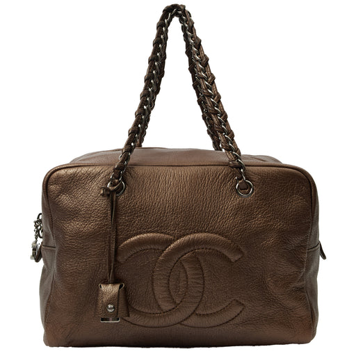 Picture of Chanel Shoulder Bag Luxe Ligne Tote in Metallic, Leather