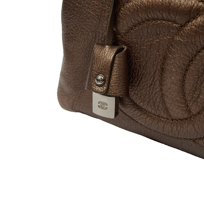 Picture of Chanel Shoulder Bag Luxe Ligne Tote in Metallic, Leather