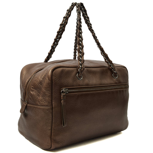 Picture of Chanel Shoulder Bag Luxe Ligne Tote in Metallic, Leather