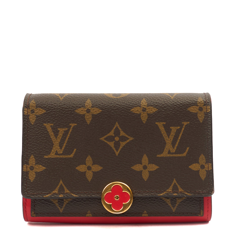 Picture of Louis Vuitton Purse Flore Compact Wallet in Monogram, Canvas