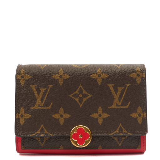 Picture of Louis Vuitton Purse Flore Compact Wallet in Monogram, Canvas