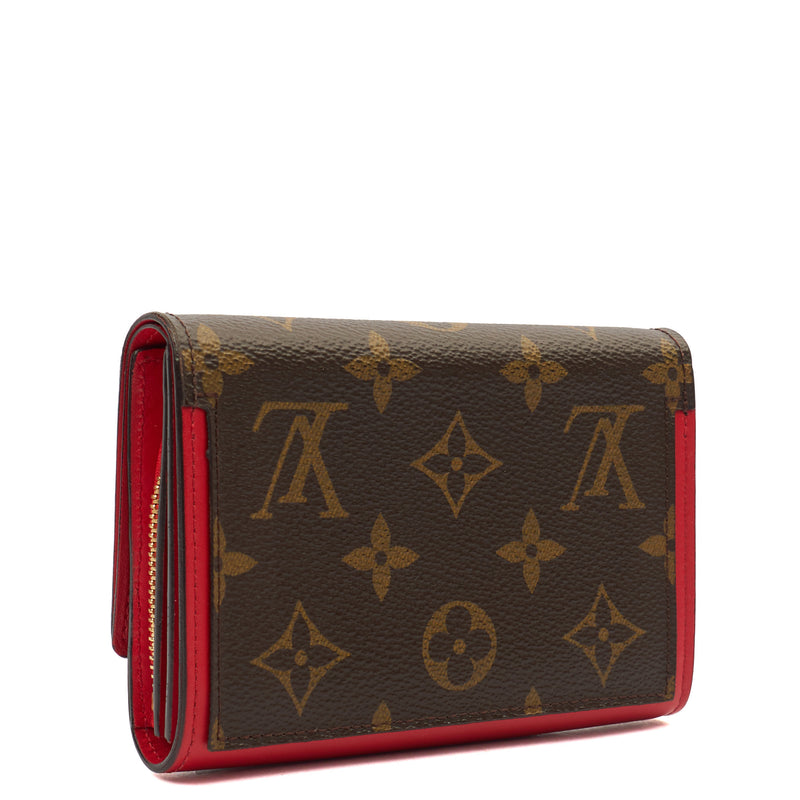 Picture of Louis Vuitton Purse Flore Compact Wallet in Monogram, Canvas
