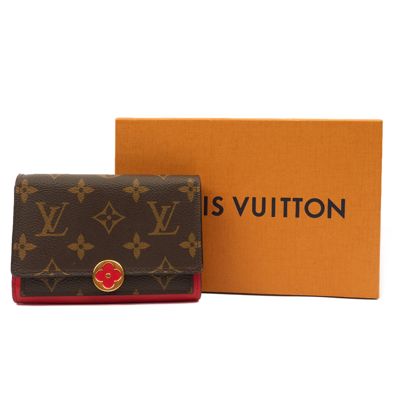 Picture of Louis Vuitton Purse Flore Compact Wallet in Monogram, Canvas