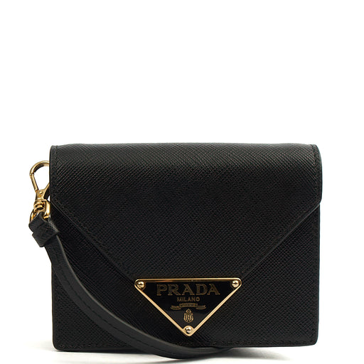 Picture of Prada Cross Body Saffiano Crossbody - Mini in Black, Calfskin