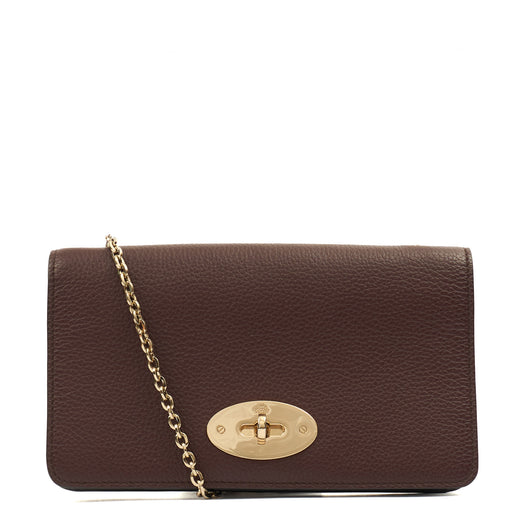 Picture of Mulberry Cross Body Darley Wallet in Oxblood, Leather
